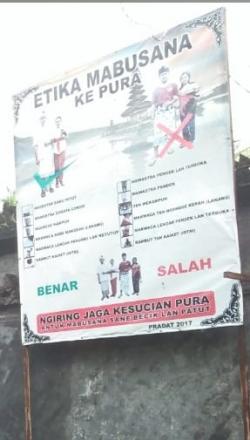 Kebijakan Penggunaan Busana Adat Bali